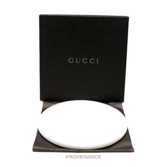 🔴 Gucci GG Monogram Frisbee - White - Picture 1 of 6